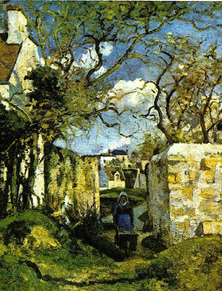 Camille Pissarro Paisagem de Pontoise Spain oil painting art